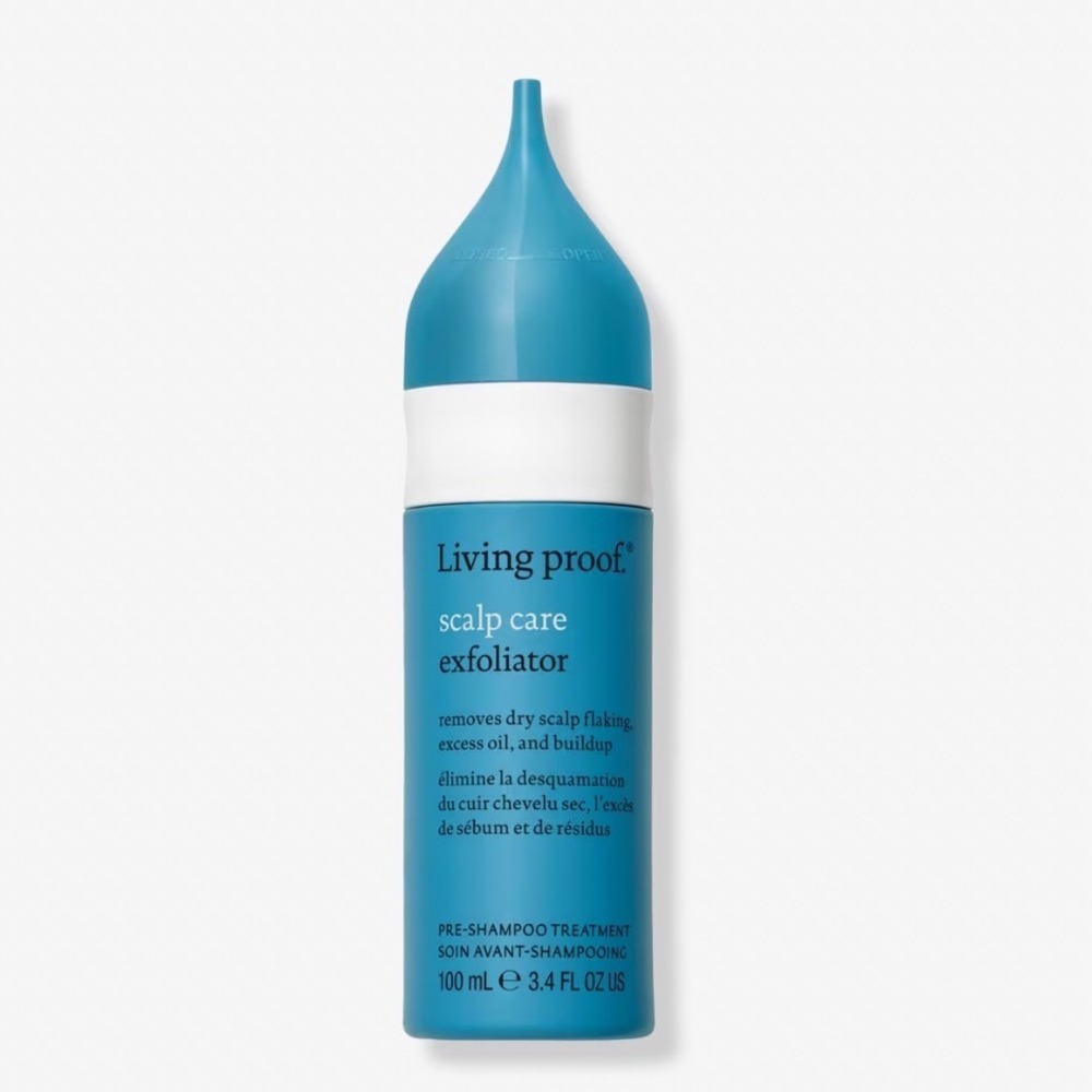 Living Proof Scalp Care Exfoliator Pre-Shampoo Treatment 100ml 3.4 fl oz Blue